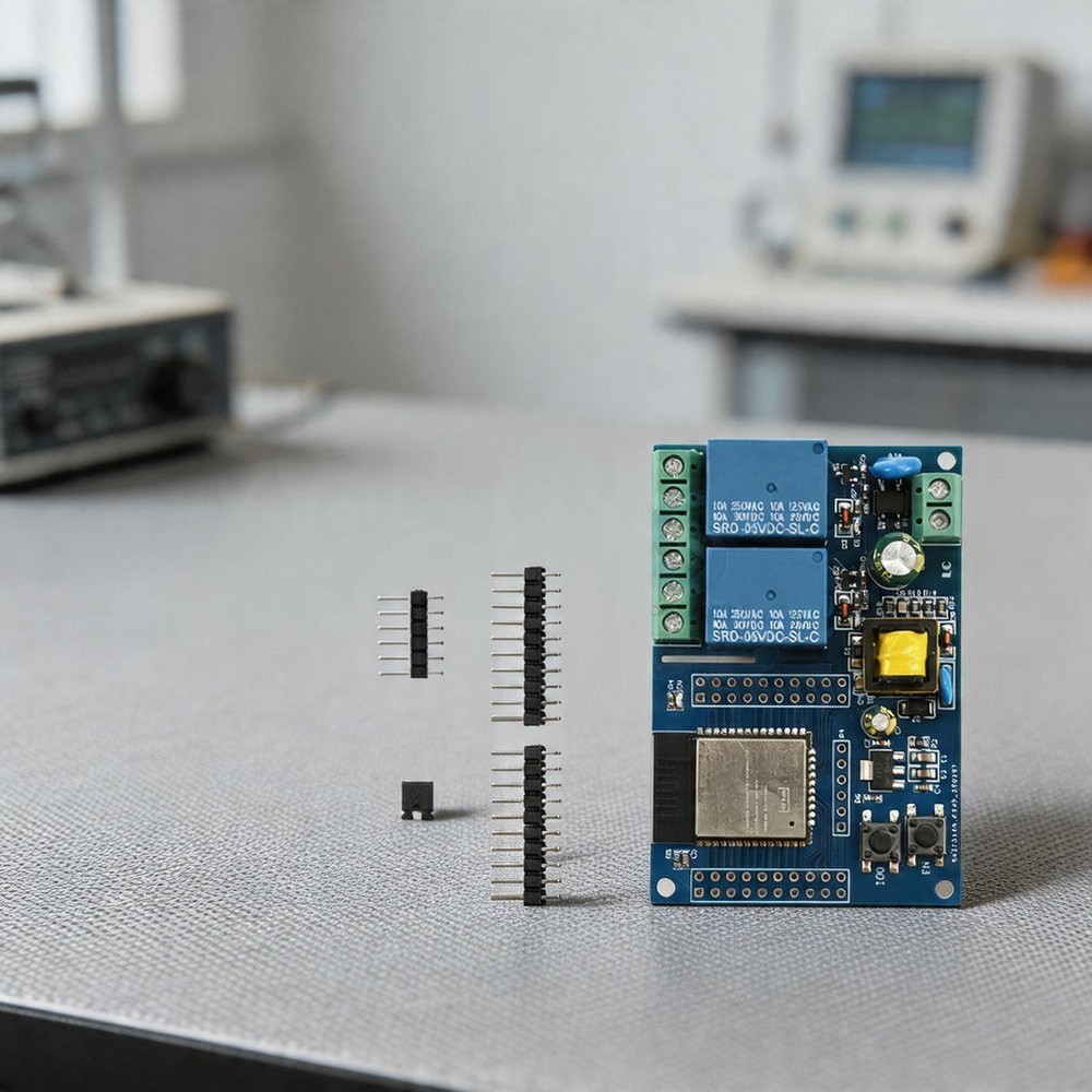 For ESP32 Relay Control Module with Wide Input Voltage 90-250V AC Support