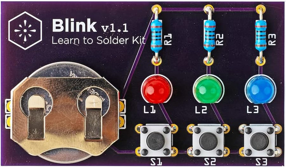 Blink LED Soldering Kit | DIY Electronics Projects for Beginners | Practice for