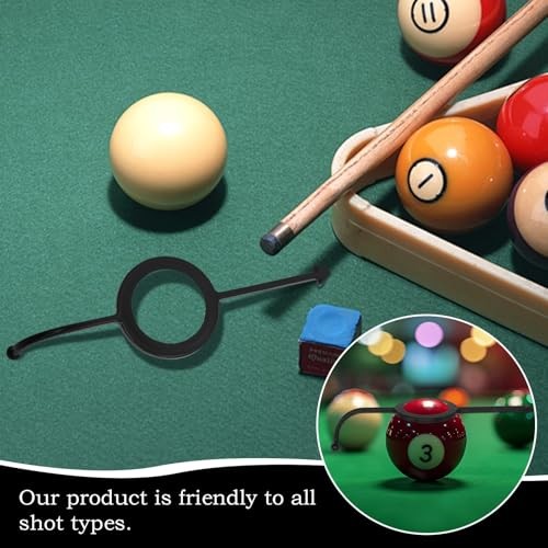 4Pcs Black Billiard Aiming Training Aid, Pool Billiards Table Accessories
