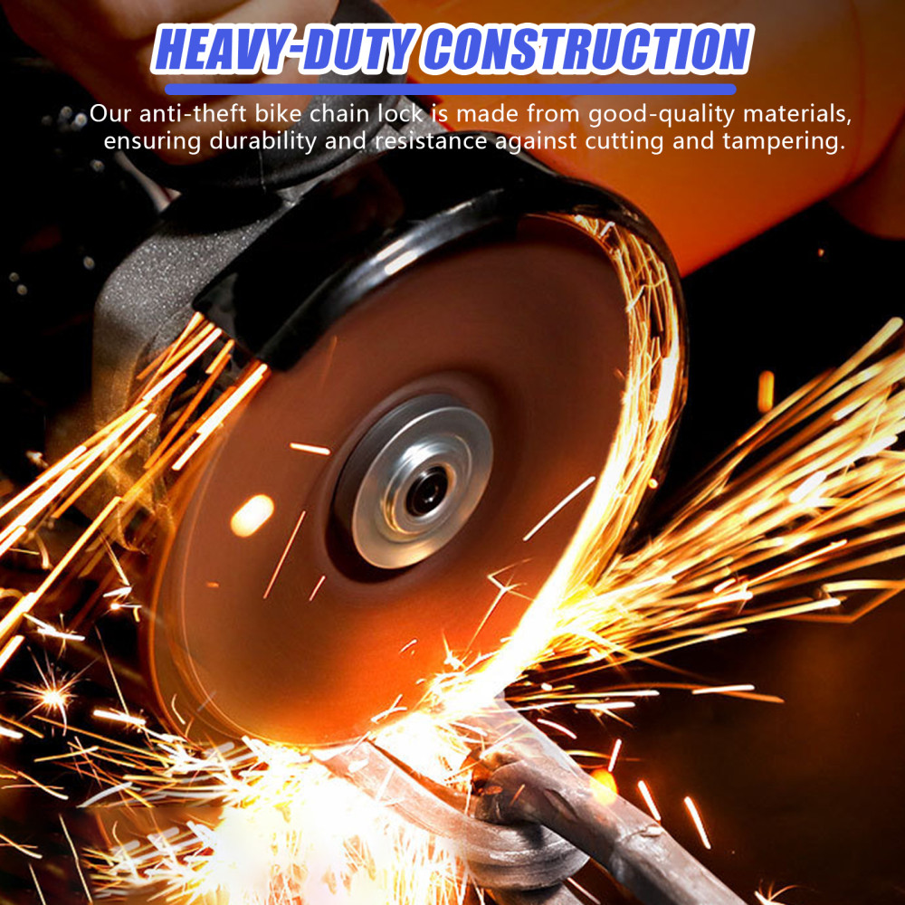 For Motorcycle Bike Bicycle Heavy Duty Chain Lock High Security Padlock Durable