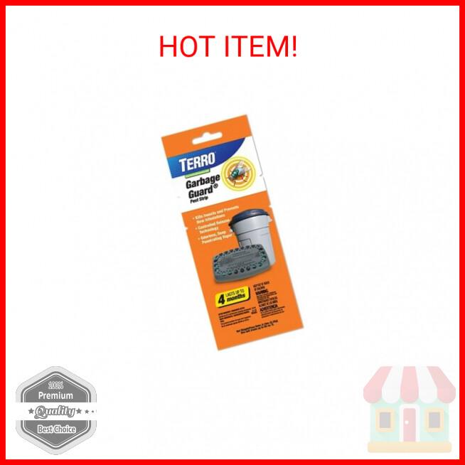 Terro T800 Garbage Guard Trash Can Insect Killer - Kills Flies, Roach, Maggots,