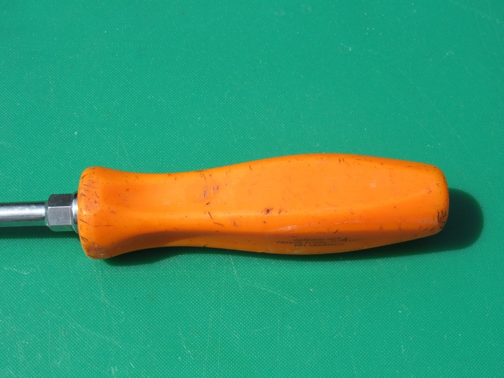 SNAP ON SDD8 ORANGE HANDLE 8" SLOTTED STRAIGHT FLAT TIP SCREWDRIVER NEW LOGO SDD