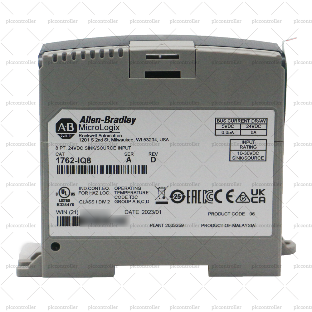 New Allen-Bradley 1762-IQ8 MicroLogix 8 Point Digital Input Module