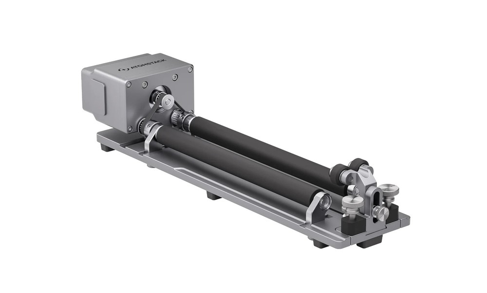 Used ATOMSTACK R6 Laser Rotary Roller,for Cylindrical Objects, Bottles, and Cups
