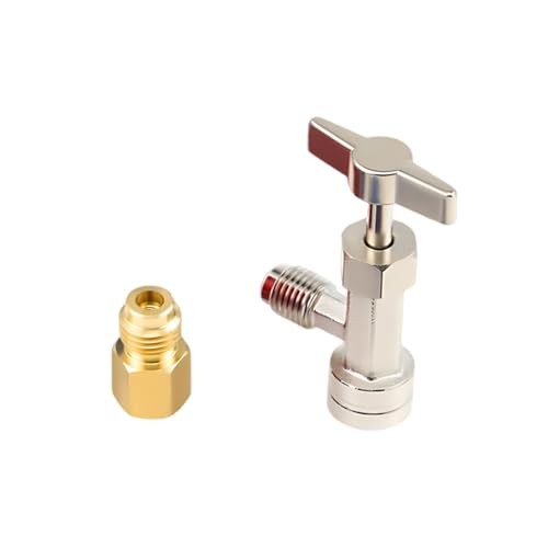 Self-Sealing Can Tap, Refrigerant Can Opener with Tank Adapter for 1/4" R134a