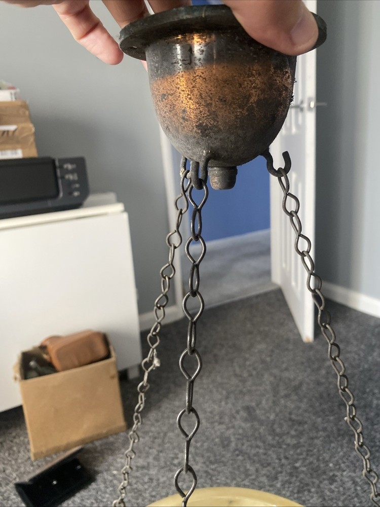 Vintage Glass Bowl Light