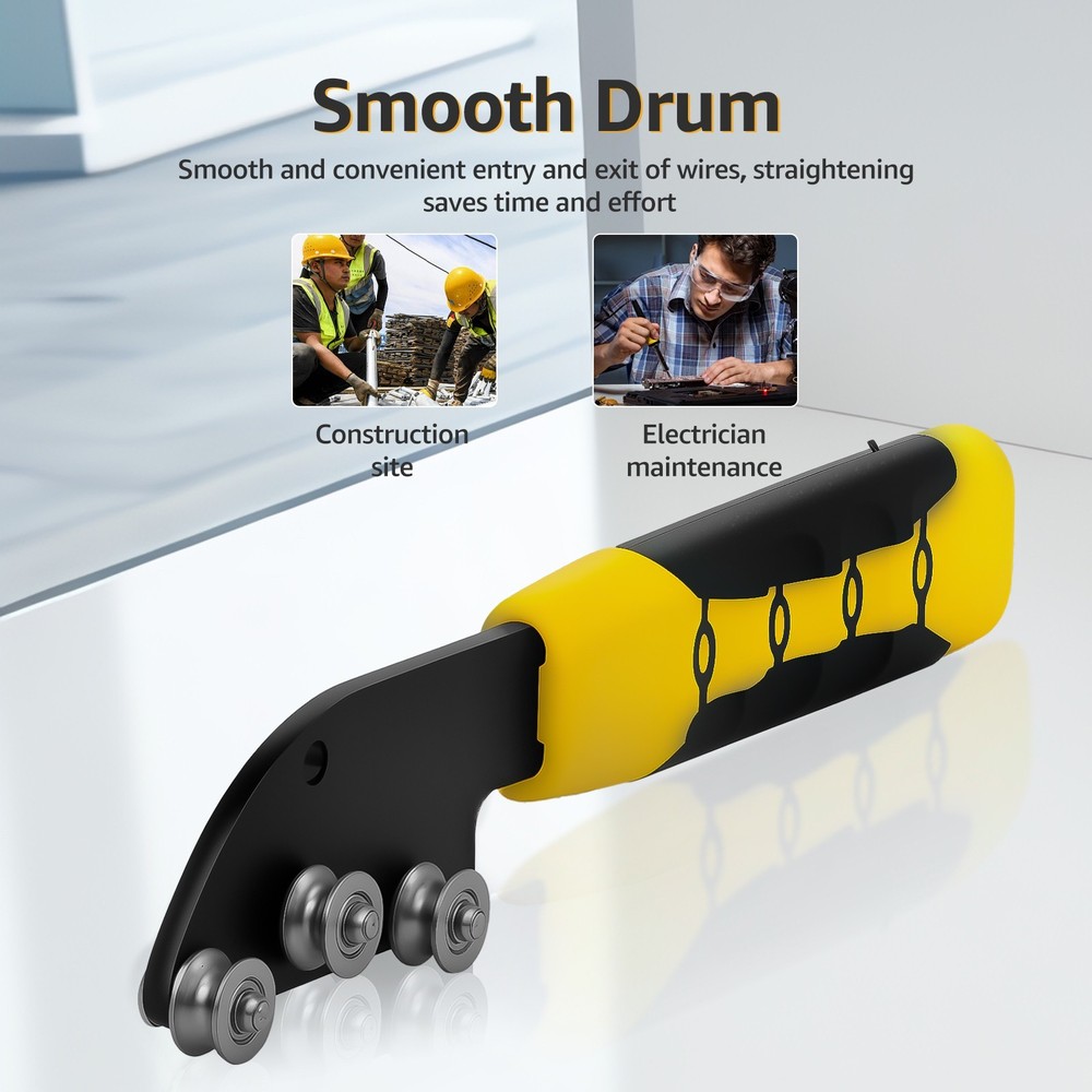 Stainless Steel Wire Straightener Tool Designed for Fieldwork and Workshop Use