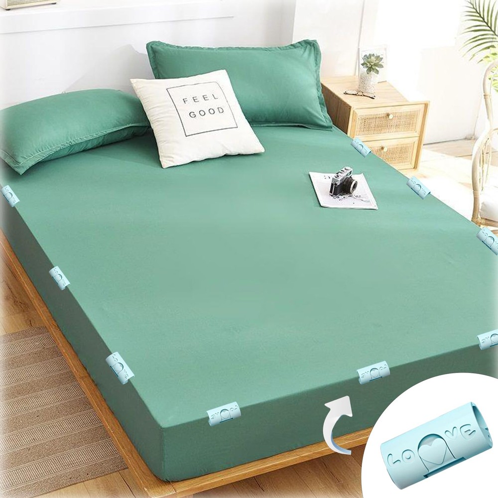 30 PCS Bed Sheet Grippers Clips - Secure Your Sheets Effortlessly