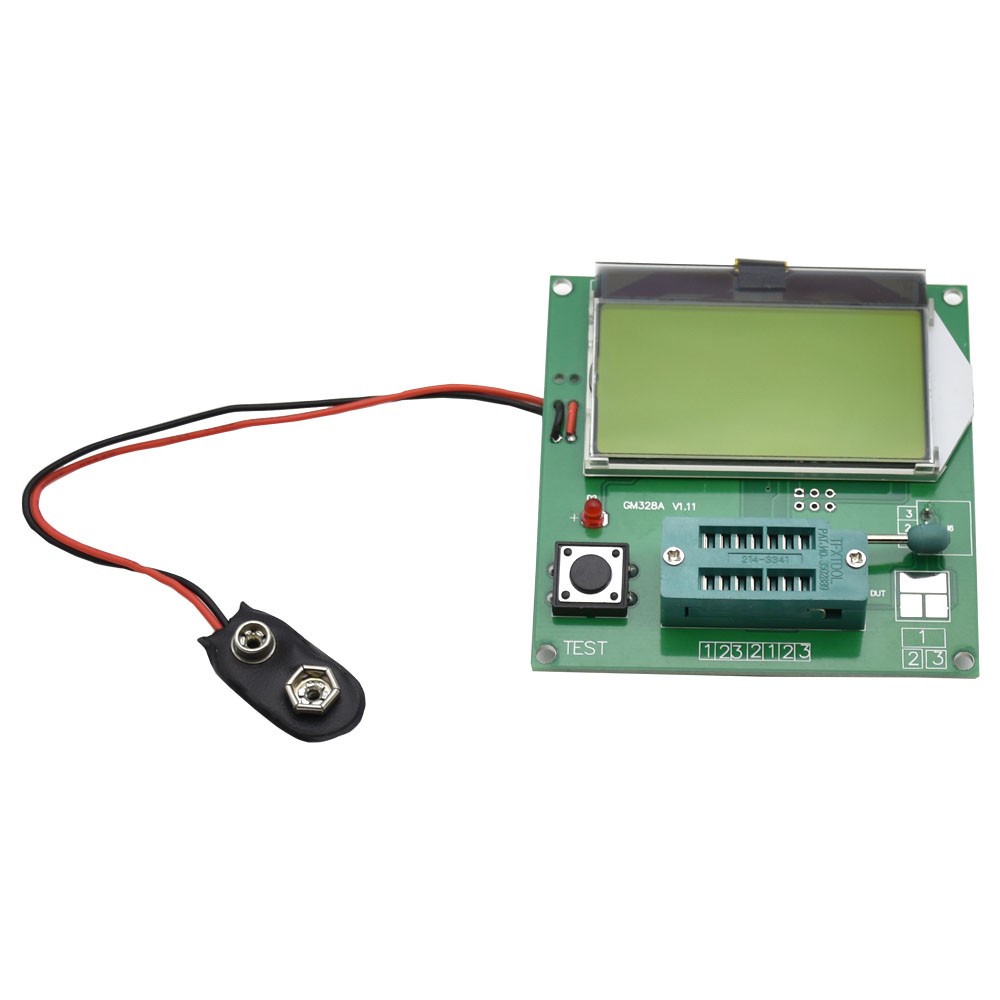 9V LCR ESR Meter Transistor LCD Tester Frequency PWM Square Wave Generator M