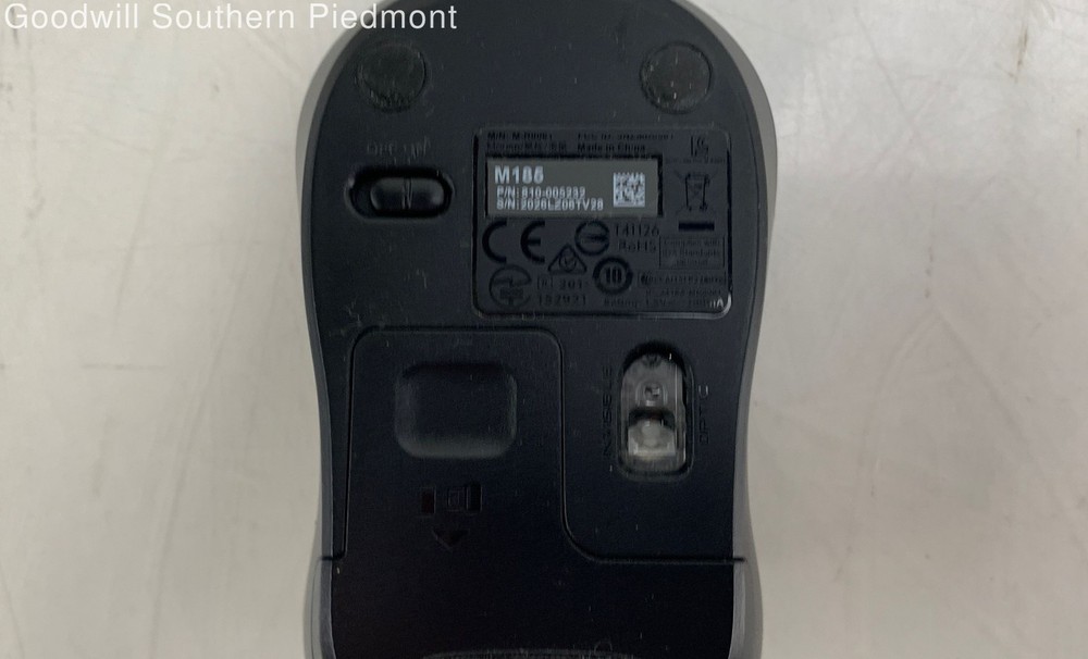 Logitech K345 Wireless Keyboard M185 Mouse Bundle with Dongle - Tested (#34RKGG)