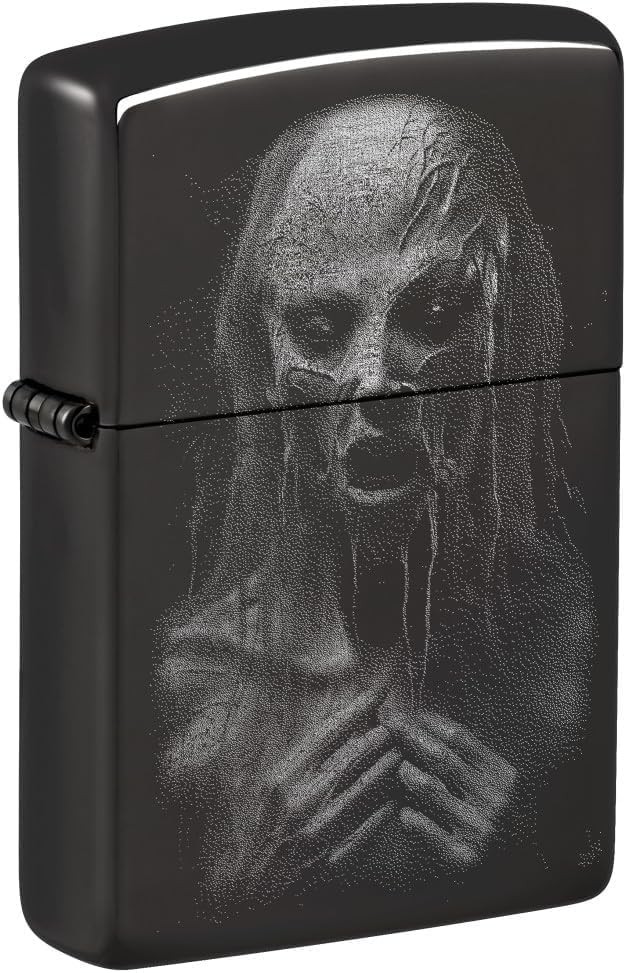 Zippo Lighter Customized Message Monster High Polish Black 46292
