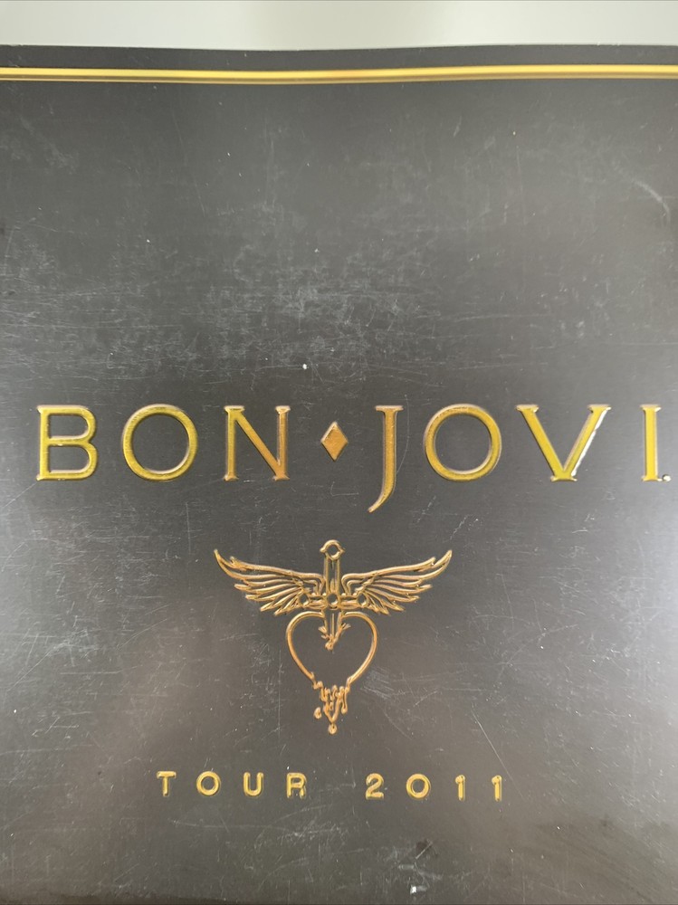 Bon Jovi 2011 Concert Tour Program Book - Good Condition
