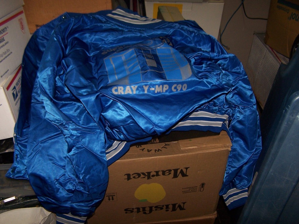 Cray Jacket World's Fastestt SuperComputers Cray Y-MP C90 Size XLarge