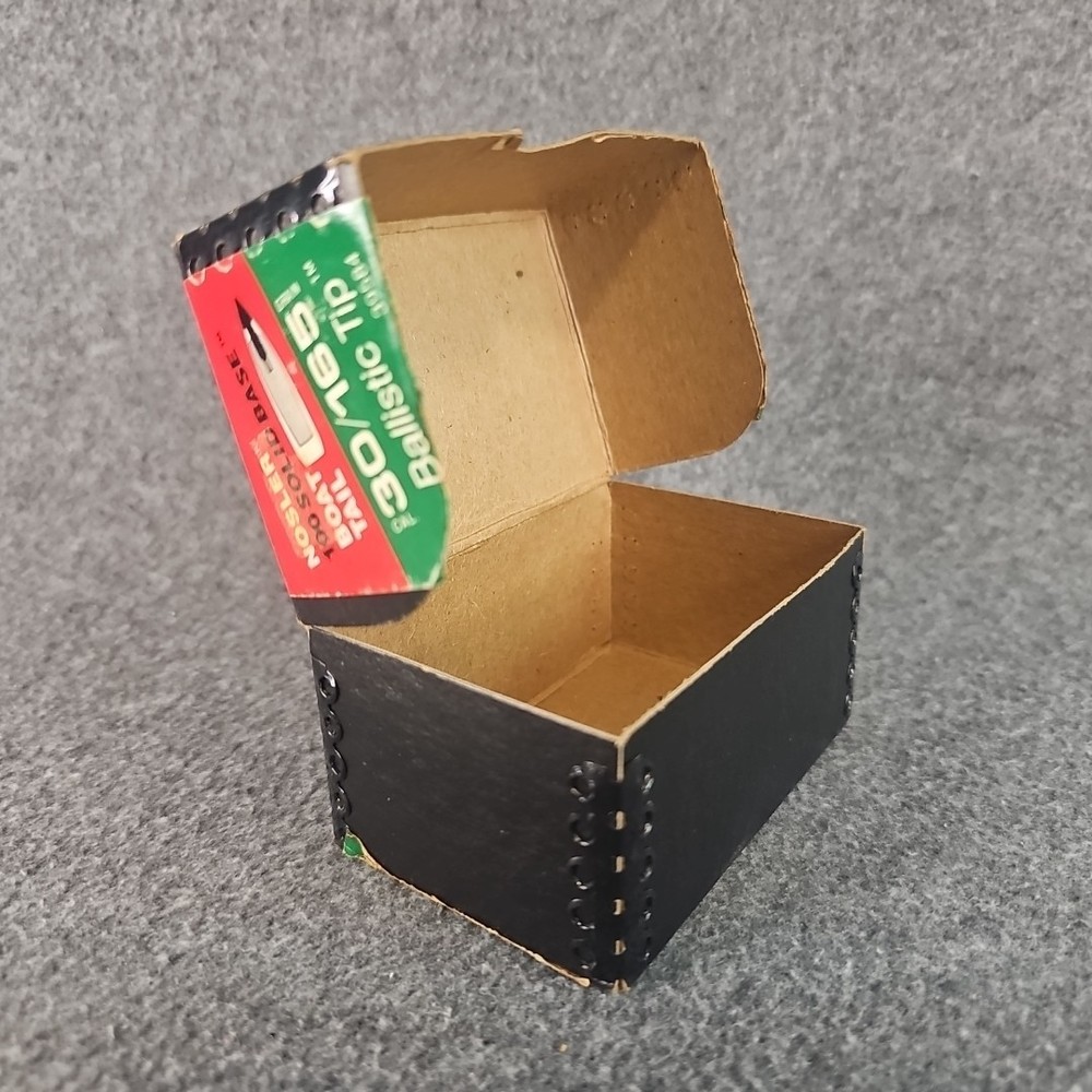 Vintage Empty box Nosler .30 Caliber (.308) 165 Grain Solid Base bullets