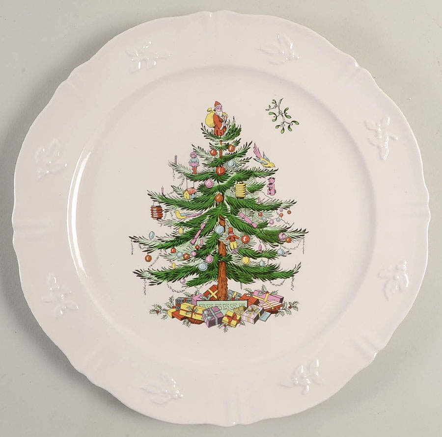 Spode Christmas Tree Chop Plate  11851769