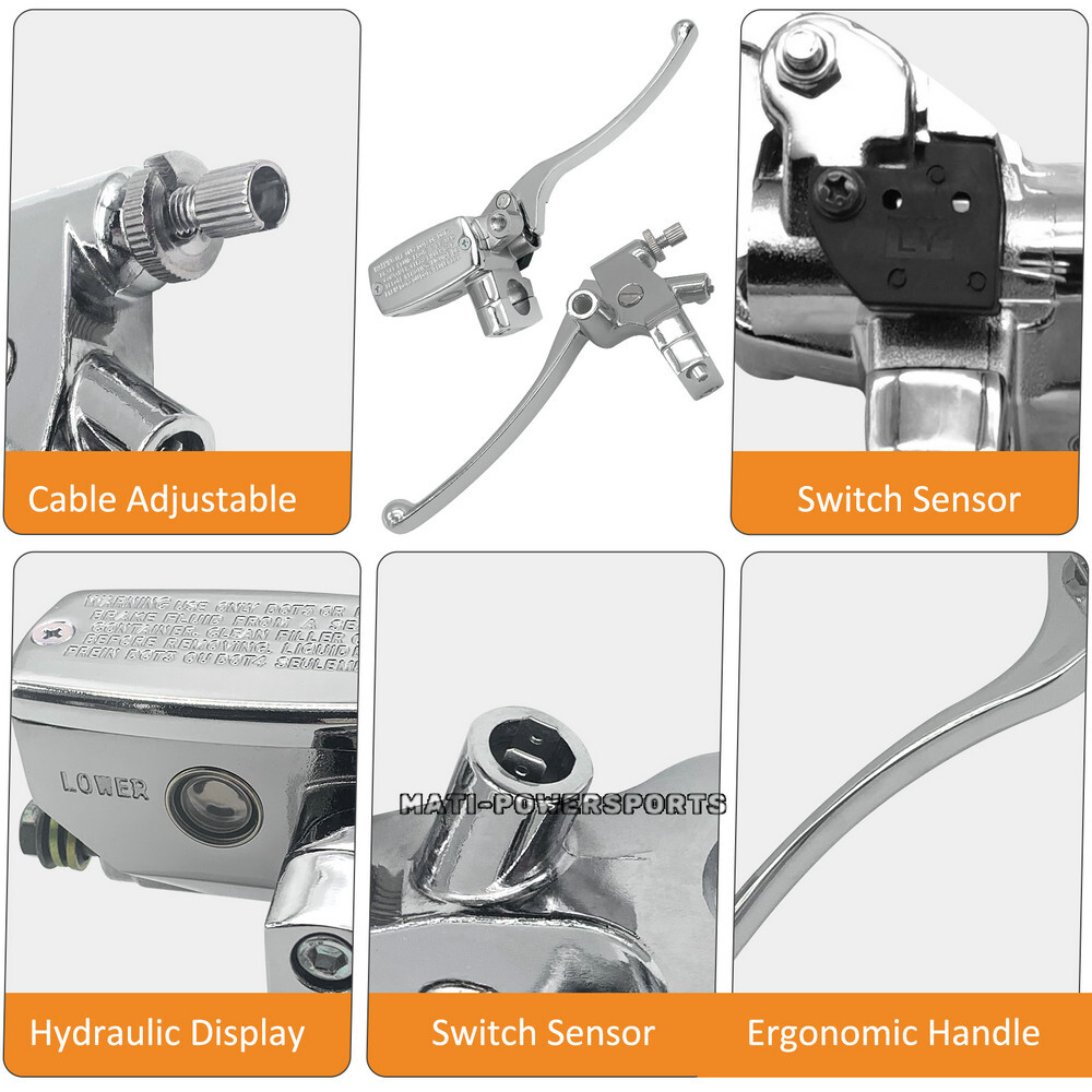 Brake Master Cylinder Clutch Lever for Honda Shadow Ace Aero Spirit VT1100 95-07