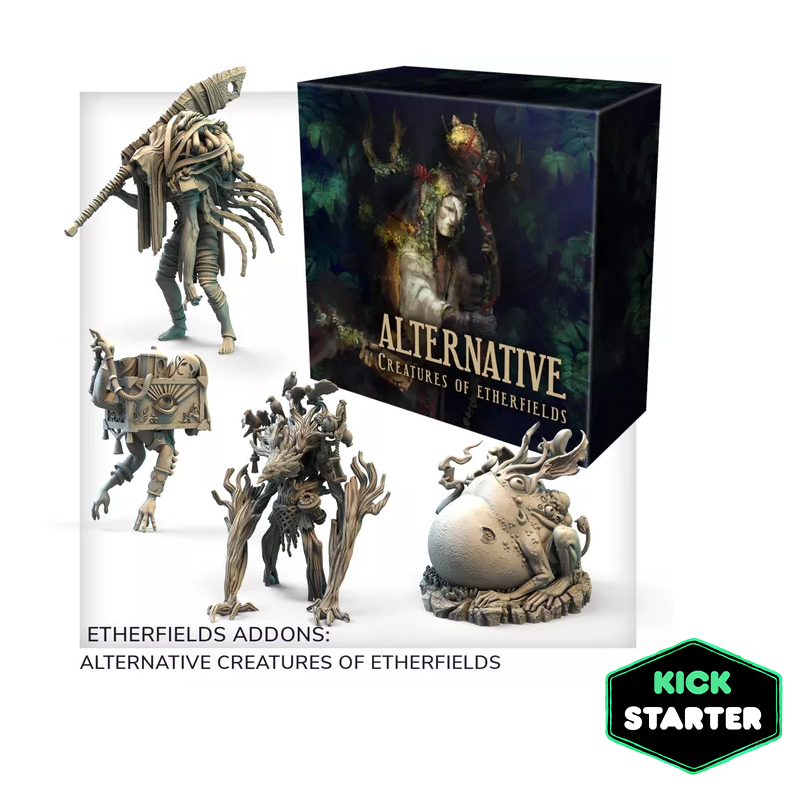 Etherfields ALTERNATIVE CREATURES Add on Kickstarter Pledge New & Sealed