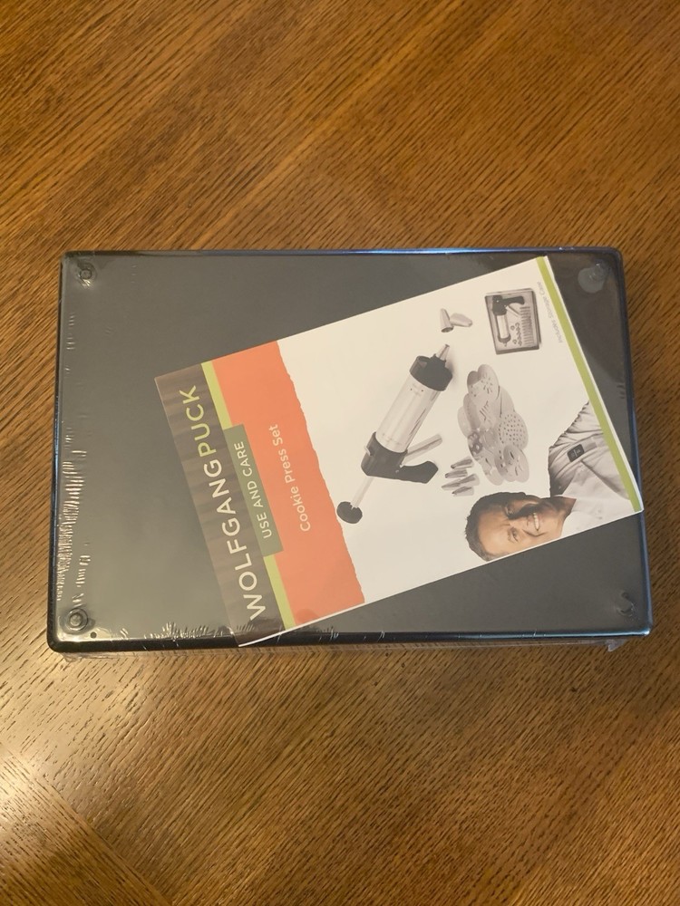 Wolfgang Puck Cookie Press Set - New Sealed