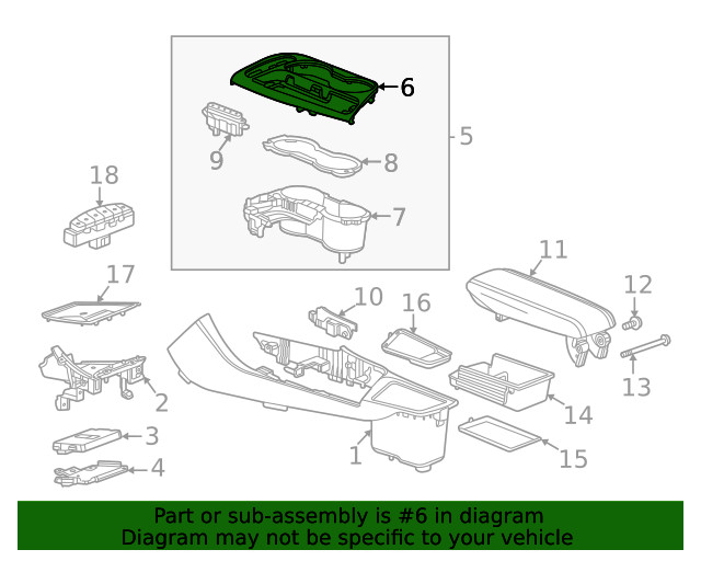 Genuine GM Shift Plate 42763695