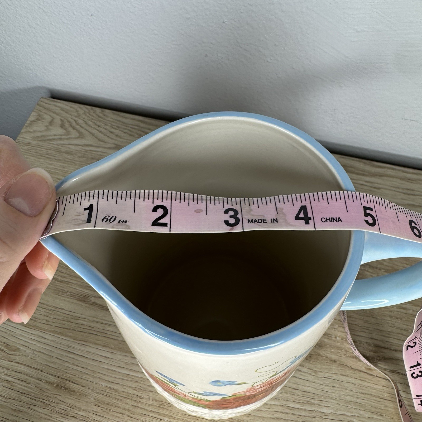 Pioneer Woman Sweet Rose Pitcher 2.1 Quart 9 Inches Talk Floral NEW Western