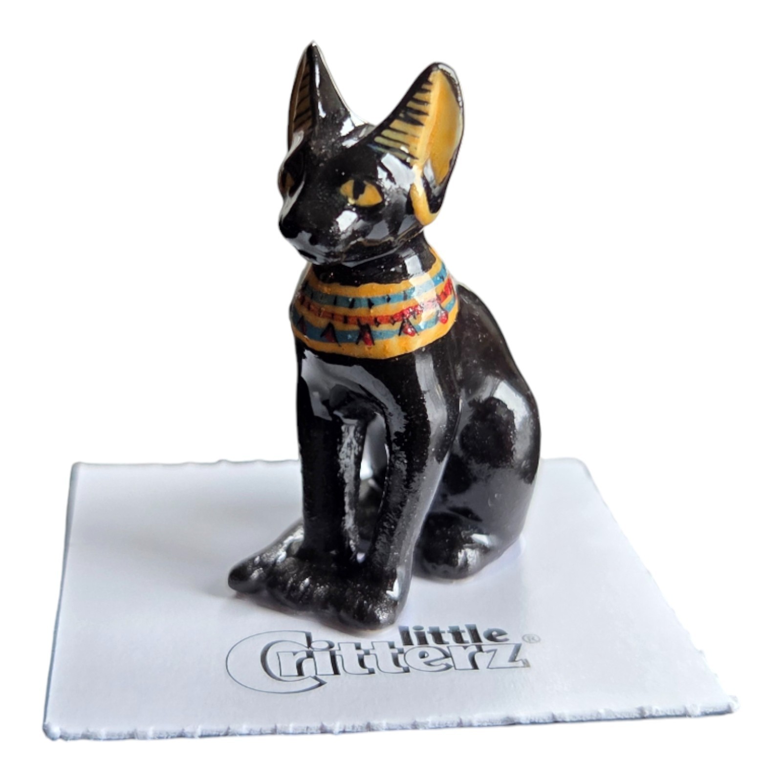 LITTLE CRITTERZ Egyptian Cat "Bastet" Miniature Figurine FREE SHIPPING New LC611