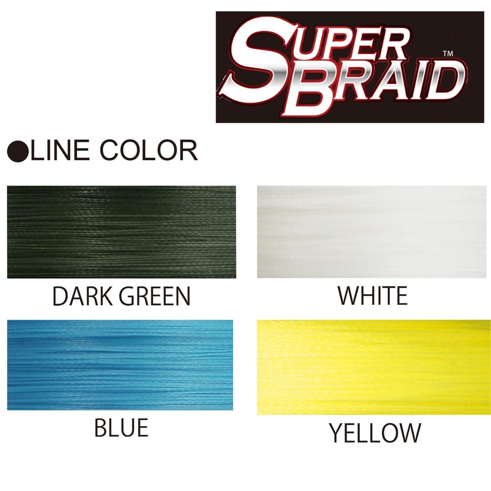 Yo-Zuri Superbraid 600 yd Floating Braid, Blue, 80 lb