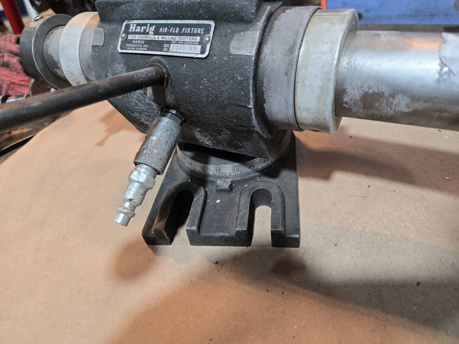 Harig Air Flo Fixture Tool Sharpening Grinding Fixture Drill And End Mill