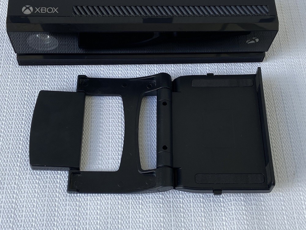 Microsoft Xbox One Black Kinect Sensor - Model 1520 + Clip TV Stand Bundle