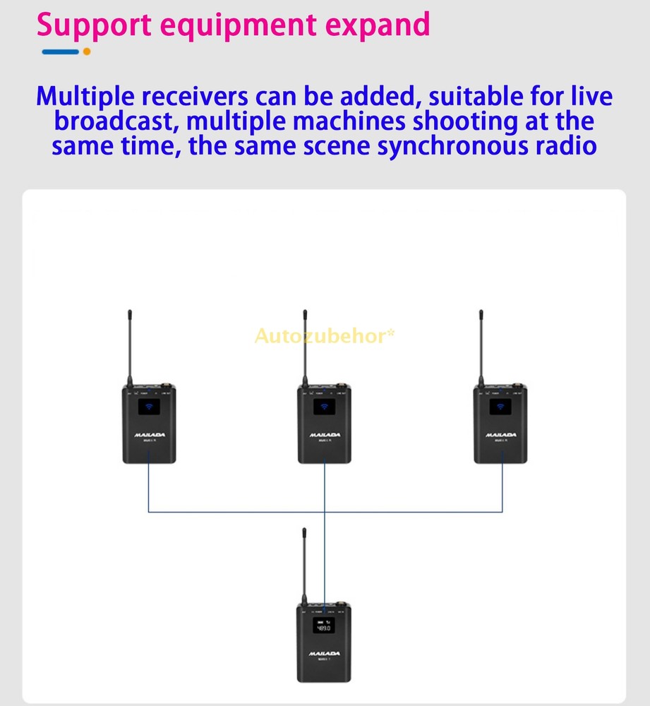 Mobile Wireless Recording Microphone For Live Broadcasting Recording Interview