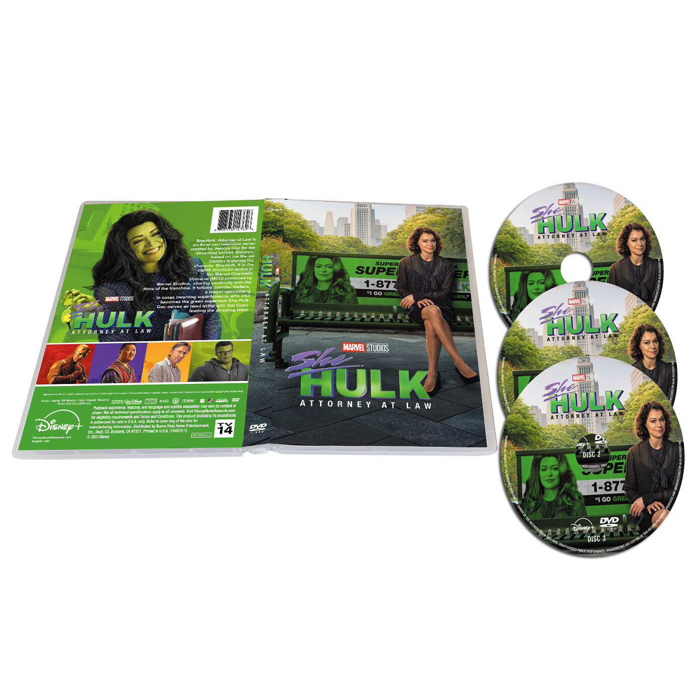She-Hulk Attorney at Law 3DISC Fast Delivery