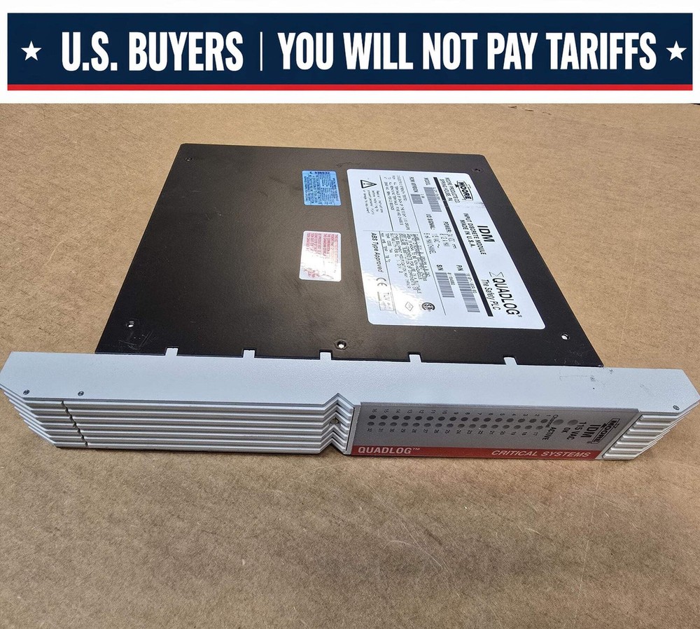 MOORE QLIDM115ACBBN QUADLOG, ROM VERSION 3.00, REV:3, IDM INPUT DISCRETE MODULE,