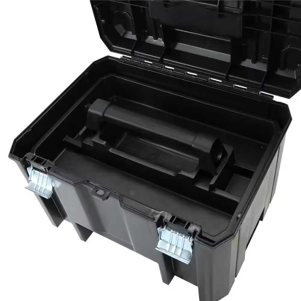 TSTAK VI 17 In. Stackable Deep Tool Storage Box