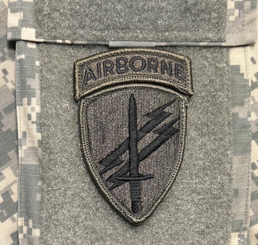 US Army CAPOC Patch BDU w/ Hook Civil Affairs/PsyOps Command