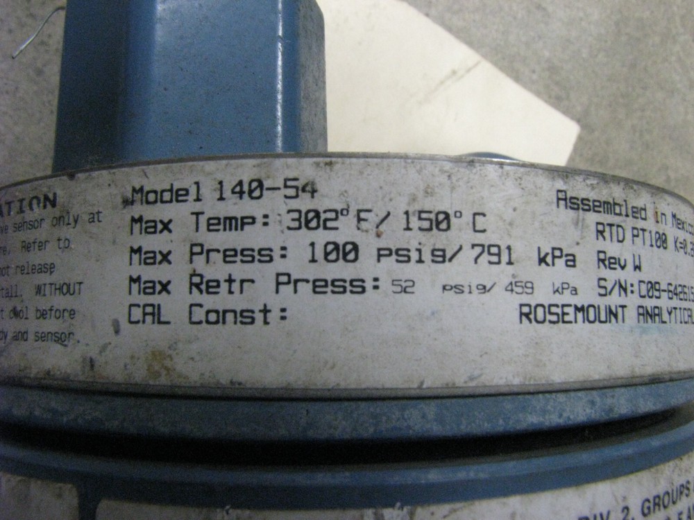 ROSEMOUNT Sensor 140-54
