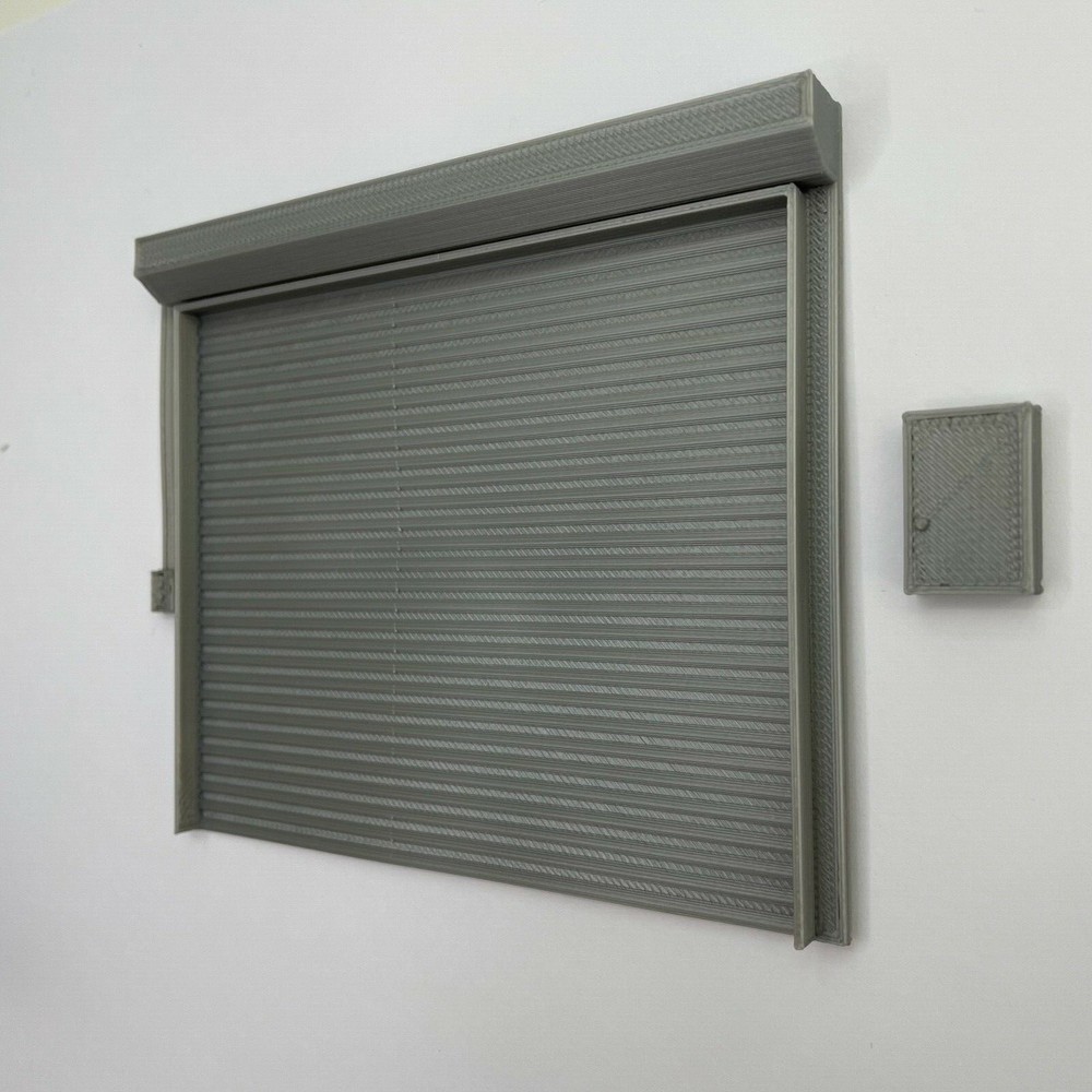 1:24 Scale Model Diorama Garage Workshop Door