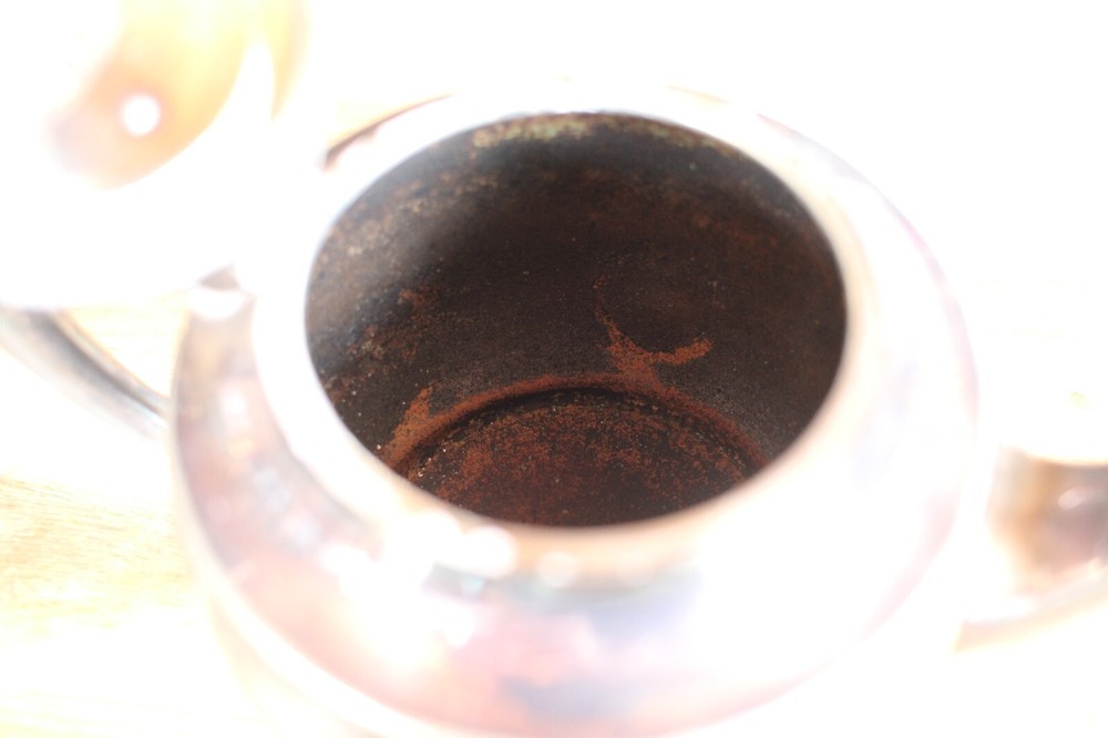 Antique Silver Plate Teapot from Royal Hotel Dunkeld - Romney Plate A1