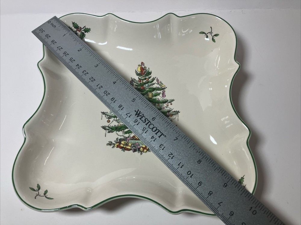Spode Made in England "Christmas Tree" Devonia Serving Tray