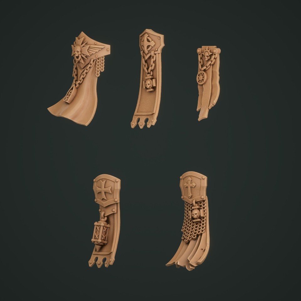 10-20x Terminator Tabards for Templar Crusader Space Knights