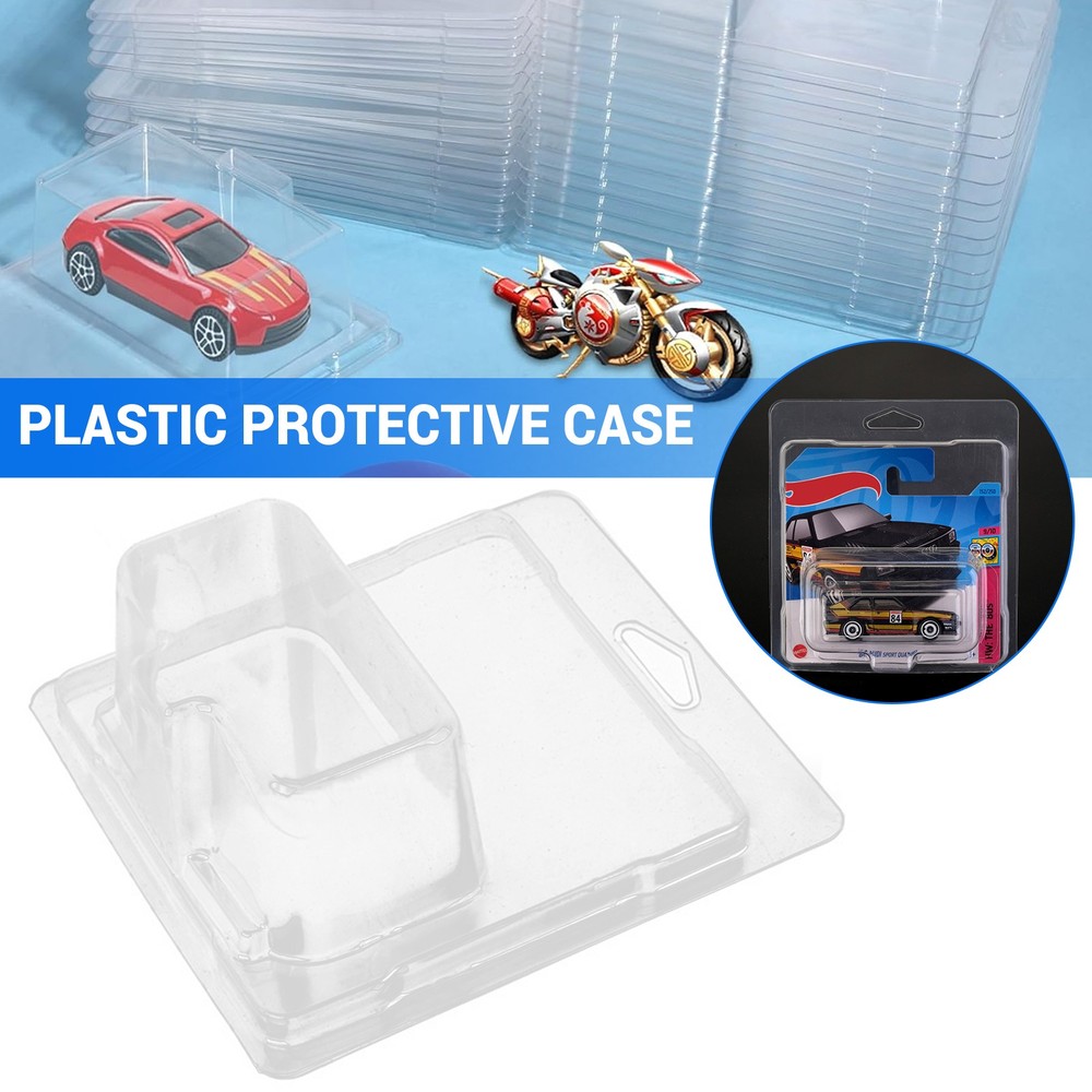 10Pack Protector For Hotwheels Matchbox Protective Case SHORT Card 1:64 Scale