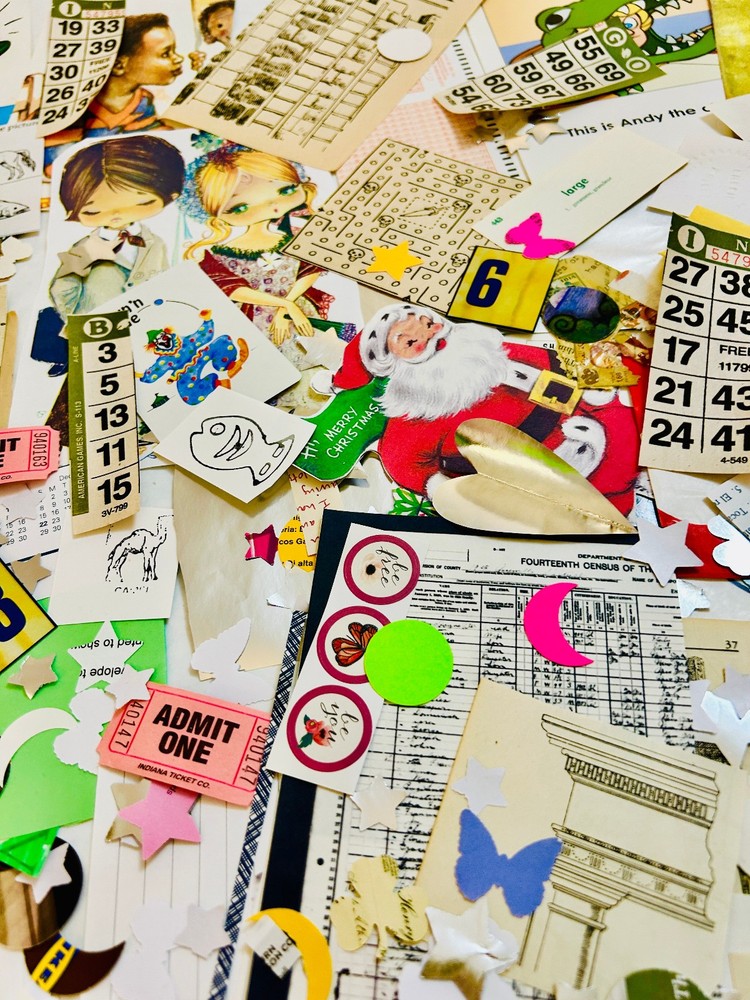 Junk Journal, Scrapbooking, Collage Paper, Paper Ephemera Kit