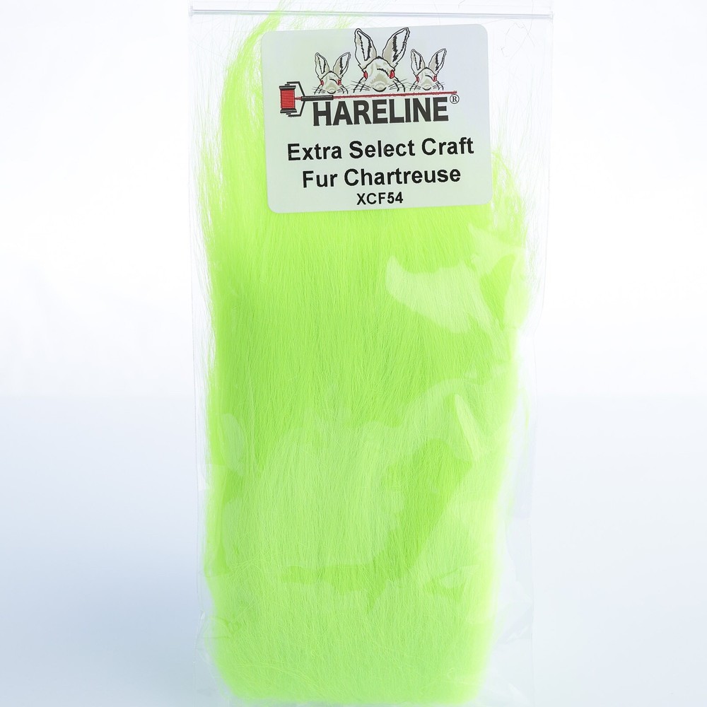 Hareline Extra Select Craft Fur - Chartreuse