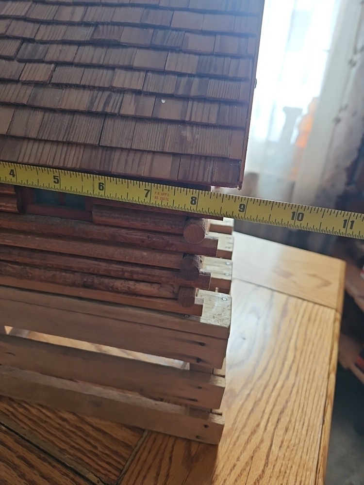 Handmade Log Cabin Birdhouse