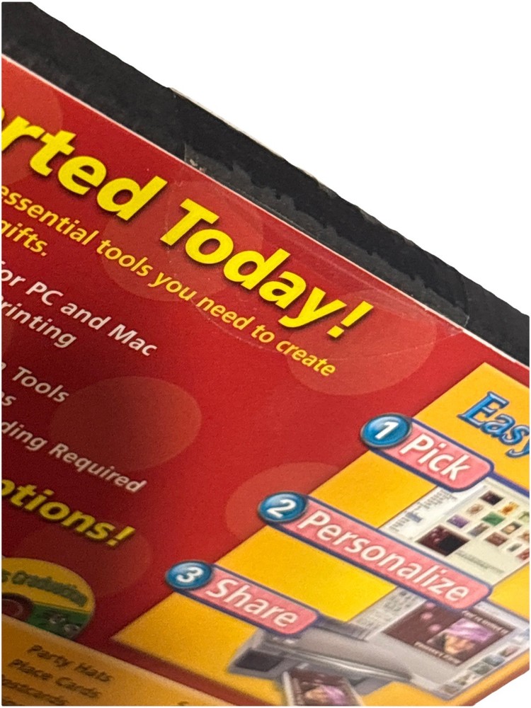 Printmaster V.2.0 PC MAC DVD-Rom Software Broderbund New