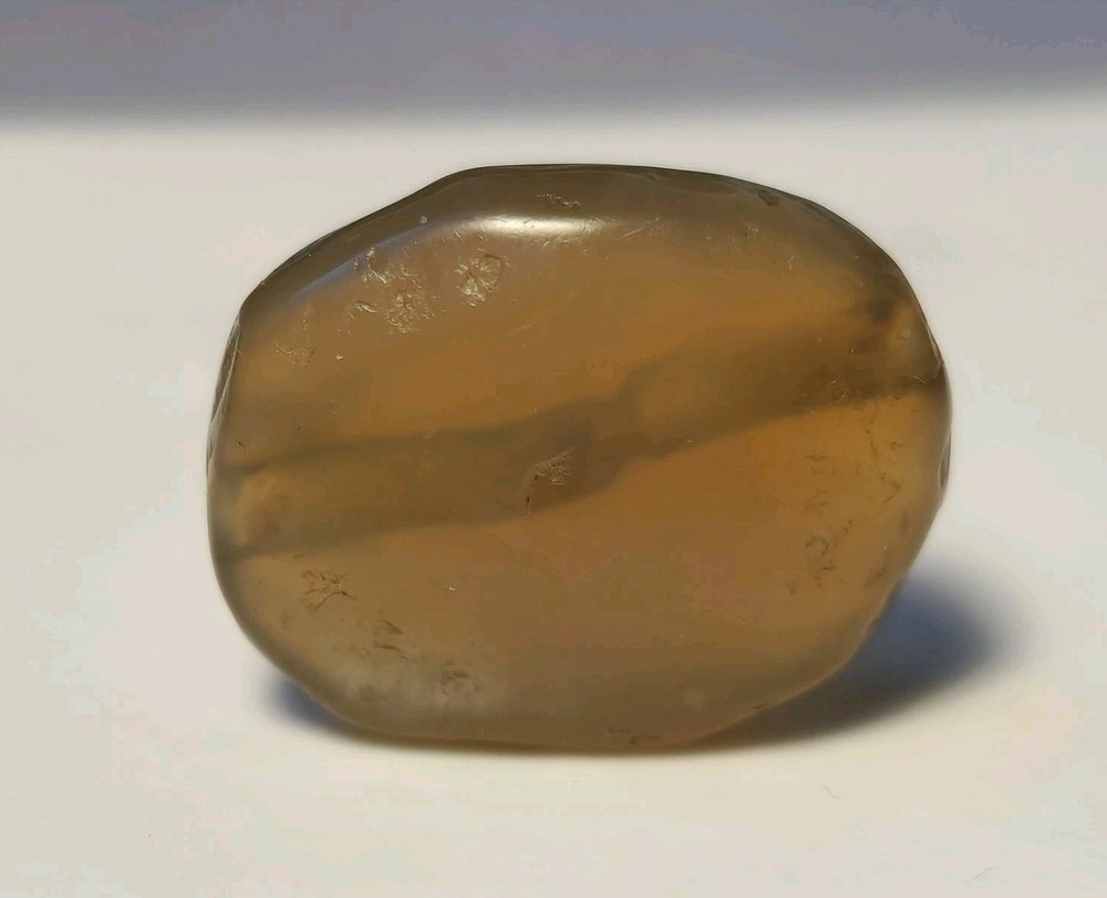 ANCIENT RARE CHALCEDONY AGATE TABULAR BEAD