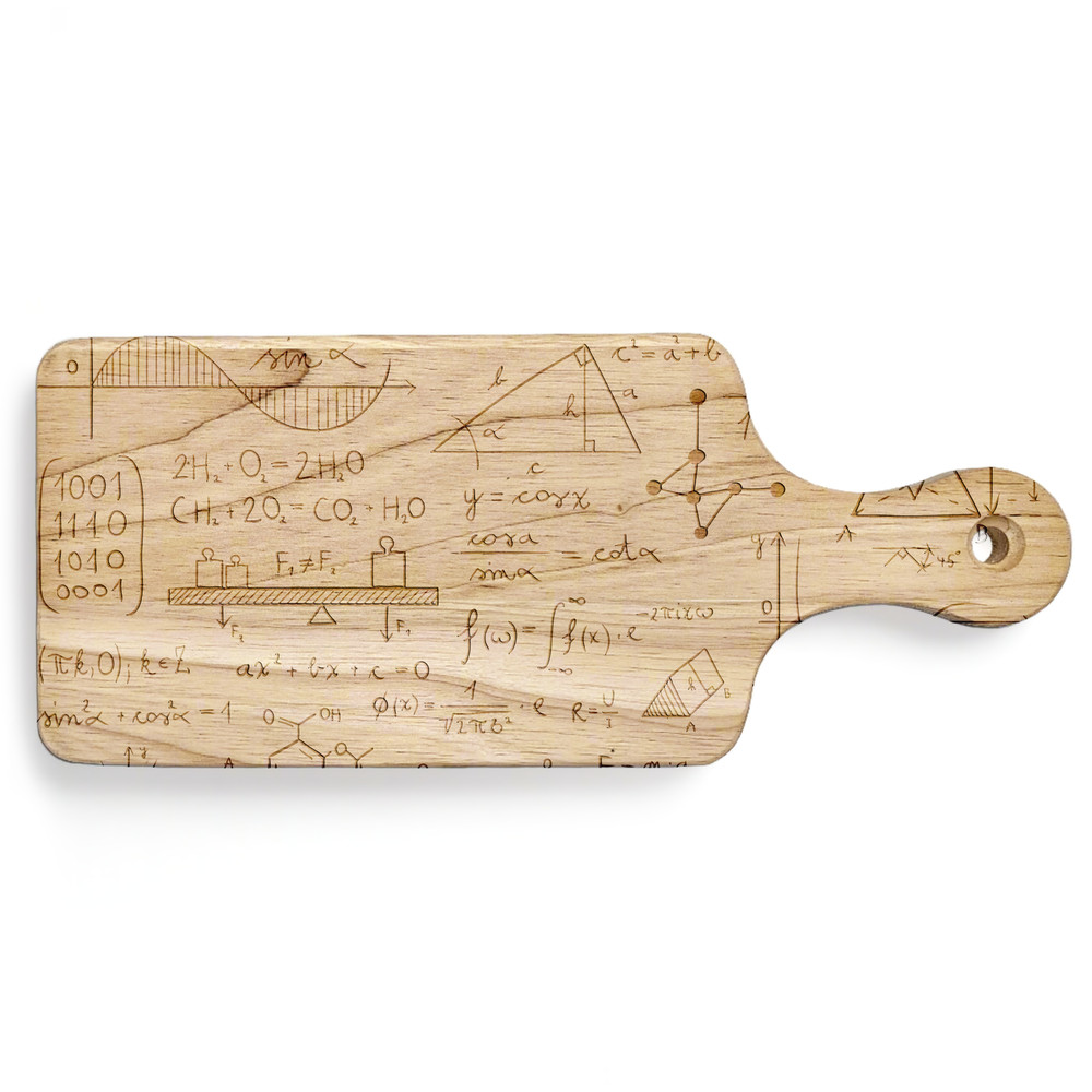 SCIENCE FORMULAS Cutting Board