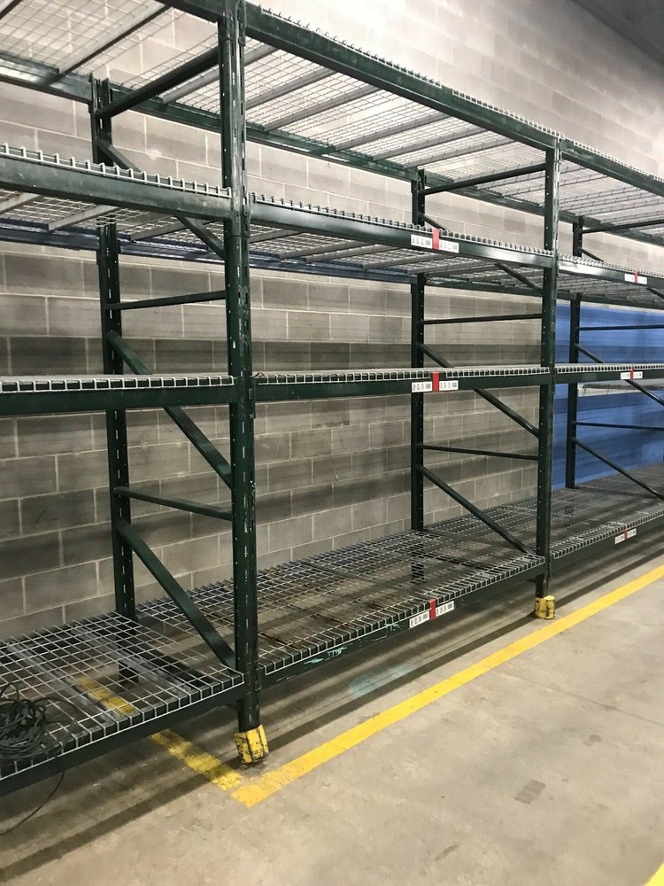 Two Sections 10' Tall Pallet Racking R.U.Rack...