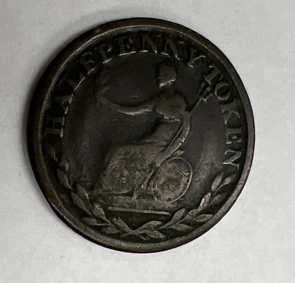 Canada Field Marshal Wellington Half Penny Token