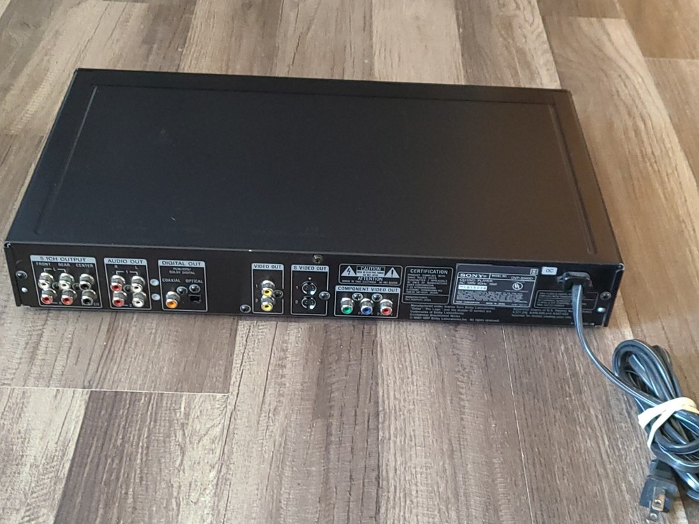 Sony DVP-S560D CD/DVD Player Tested/Working No Remote
