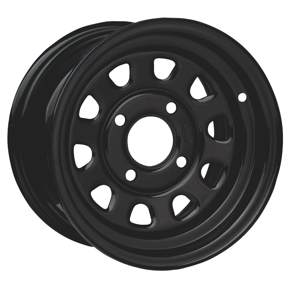 4/156 ITP Steel Wheel 14x7 4.0 + 3.0 Black