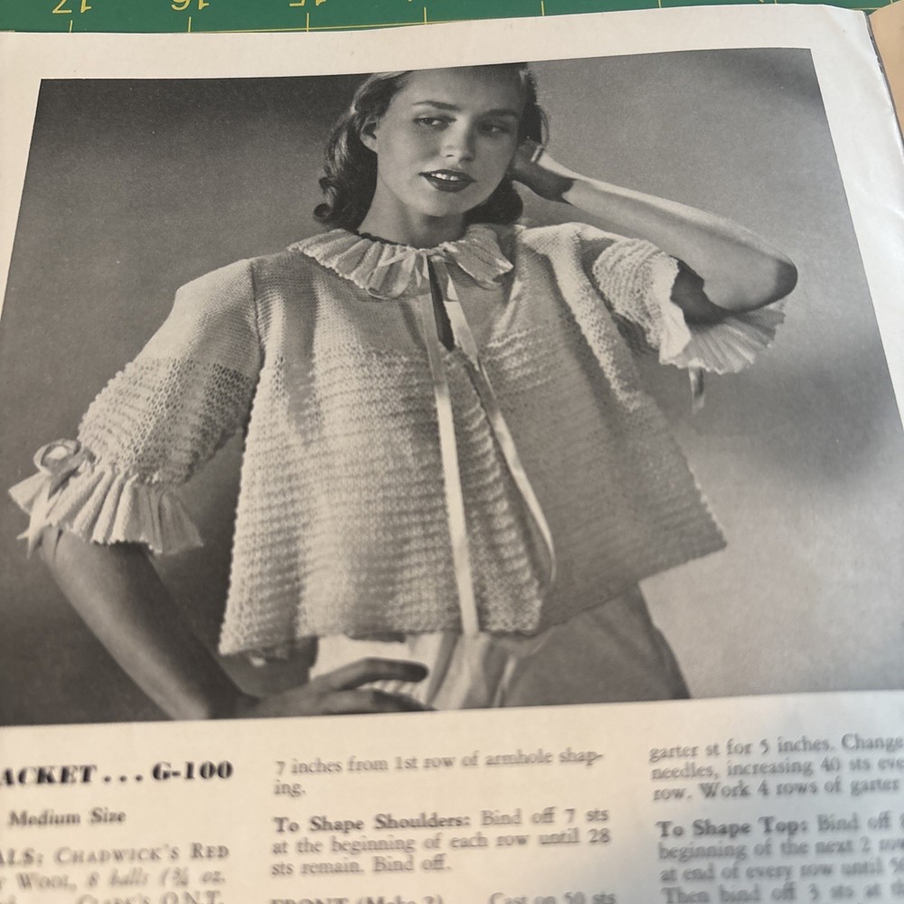Unique Antique Crochet Patterns Booklet - Including Curtain Pulls